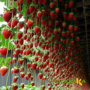 Клубника ампельная Анастасия купить по цене от 370р. в интернет-магазине «Посадика» с доставкой почтой в в Салавате и по всей России – [изображение №1].